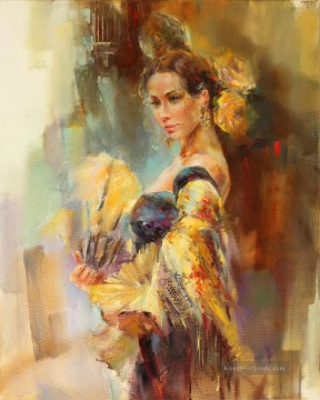 Schöne Mädchen Tänzer AR 07 Impressionist Ölgemälde